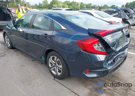 2016 Honda Civic Lx из США, поврежденный, VIN 19XFC2F57GE028802